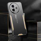 For vivo Y300i Blade Series TPU Hybrid Metal Phone Case(Gold) - 2