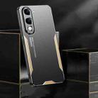 For vivo Y04 4G Blade Series TPU Hybrid Metal Phone Case(Blue) - 2