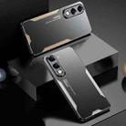 For vivo Y04 4G Blade Series TPU Hybrid Metal Phone Case(Blue) - 3
