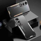 For vivo V50 Lite Blade Series TPU Hybrid Metal Phone Case(Gold) - 2