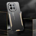 For vivo iQOO Z10 Turbo Blade Series TPU Hybrid Metal Phone Case(Silver) - 2