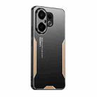 For vivo S30 Pro mini Blade Series TPU Hybrid Metal Phone Case(Gold) - 1