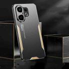 For vivo S30 Pro mini Blade Series TPU Hybrid Metal Phone Case(Gold) - 2