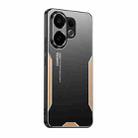 For vivo S30 Blade Series TPU Hybrid Metal Phone Case(Gold) - 1
