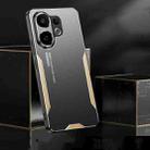 For vivo S30 Blade Series TPU Hybrid Metal Phone Case(Silver) - 2