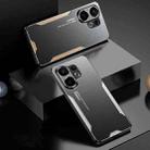 For vivo S30 Blade Series TPU Hybrid Metal Phone Case(Silver) - 3