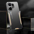 For vivo S30 Blade Series TPU Hybrid Metal Phone Case(Blue) - 2