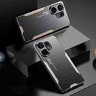 For vivo S30 Blade Series TPU Hybrid Metal Phone Case(Blue) - 3