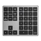 K-35 Computer Laptop Keyboard 35-Keys Tablet Accessories Bluetooth Keypad(Black Gray) - 1