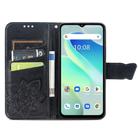 For UMIDIGI G5 Butterfly Love Flower Embossed Leather Phone Case(Black) - 3