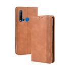 Magnetic Buckle Retro Crazy Horse Texture Horizontal Flip Leather Case for Huawei P20 lite (2019) / Nova 5i, with Holder & Card Slots & Photo Frame(Brown) - 1