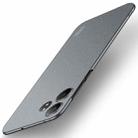 For Realme GT Neo6 SE MOFI Fandun Series Frosted PC Ultra-thin All-inclusive Phone Case(Gray) - 1