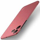 For Realme GT Neo6 SE MOFI Fandun Series Frosted PC Ultra-thin All-inclusive Phone Case(Red) - 1