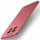 For Realme 13+ Global MOFI Fandun Series Frosted PC Ultra-thin All-inclusive Phone Case(Red) - 1