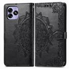 For UMIDIGI G5 Mandala Flower Embossed Leather Phone Case(Black) - 2