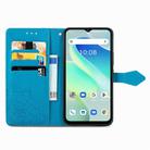 For UMIDIGI G5 Mandala Flower Embossed Leather Phone Case(Blue) - 3