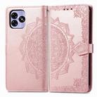 For UMIDIGI G5 Mandala Flower Embossed Leather Phone Case(Rose Gold) - 2