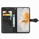For vivo S18 Pro Mandala Flower Embossed Leather Phone Case(Black) - 3