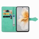 For vivo S18 Pro Mandala Flower Embossed Leather Phone Case(Green) - 3