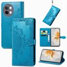 For vivo S18 Mandala Flower Embossed Leather Phone Case(Blue) - 1