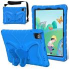 For iPad 10th Gen 10.9 2022 Butterfly Bracket EVA Shockproof Tablet Case(Blue) - 1