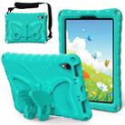 For iPad mini 6 Butterfly Bracket EVA Shockproof Tablet Case(Mint Green) - 1