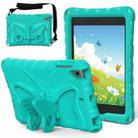 For iPad mini 1/2/3/4/5 Butterfly Bracket EVA Shockproof Tablet Case(Mint Green) - 1