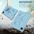 For iPad Air 11 2024 Butterfly Bracket EVA Shockproof Tablet Case(Light Blue) - 3