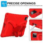 For iPad Air 11 2024 Butterfly Bracket EVA Shockproof Tablet Case(Red) - 2