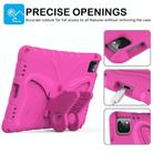 For iPad Air 11 2025 / 2024 Butterfly Bracket EVA Shockproof Tablet Case(Rose Red) - 2