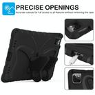 For iPad Pro 11 2024 Butterfly Bracket EVA Shockproof Tablet Case(Black) - 2