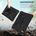 For iPad Pro 11 2024 Butterfly Bracket EVA Shockproof Tablet Case(Black) - 3