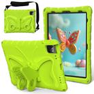 For iPad Pro 11 2024 Butterfly Bracket EVA Shockproof Tablet Case(Grass Green) - 1