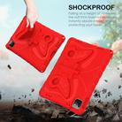 For iPad Pro 11 2024 Butterfly Bracket EVA Shockproof Tablet Case(Red) - 3