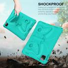 For iPad Pro 11 2024 Butterfly Bracket EVA Shockproof Tablet Case(Mint Green) - 3