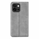 For OnePlus 13T Retro-skin Magnetic Suction Leather Phone Case(Grey) - 3