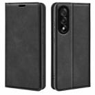For OnePlus Nord 5 Retro-skin Magnetic Suction Leather Phone Case(Black) - 1