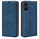 For OnePlus Nord CE5 / Ace 5 Racing Retro-skin Magnetic Suction Leather Phone Case(Dark Blue) - 1