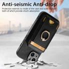 For iPhone 7 / 8 / SE 2022 Retro Splitable Magnetic Stand Card Bag Leather Phone Case(Black) - 4