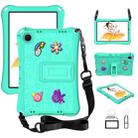 For Samsung Galaxy Tab A9+ 11.0 X210 Hi Baby EVA Full Body Tablet Case with Strap(Mint Green) - 1