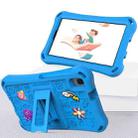 For Samsung Galaxy Tab A11 2025 Hi Baby EVA Full Body Tablet Case with Strap(Sky Blue) - 2