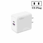 USB 67W / PD 33W Super fast Charging Full Protocol Mobile Phone Charger，US Plug(White) - 1