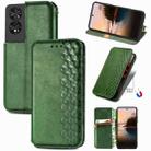 For TCL 40 Nxtpaper 5G Cubic Grid Pressed Magnetic Leather Phone Case(Green) - 1