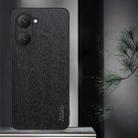 For vivo Y36T Tree Bark Leather Shockproof Phone Case(Grey) - 2