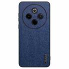 For vivo Y300 Pro Tree Bark Leather Shockproof Phone Case(Blue) - 1