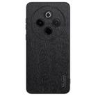 For vivo Y300 Pro Tree Bark Leather Shockproof Phone Case(Black) - 1