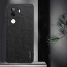 For vivo iQOO Z9s Tree Bark Leather Shockproof Phone Case(Grey) - 2