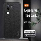 For vivo V40e Tree Bark Leather Shockproof Phone Case(Grey) - 2