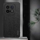 For vivo iQOO 13 Tree Bark Leather Shockproof Phone Case(Black) - 2