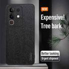 For vivo Y29 4G Tree Bark Leather Shockproof Phone Case(Blue) - 2